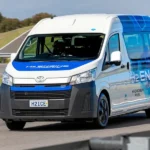 Toyota to road-test hybrid van with both a hydrogen engine and a battery next year